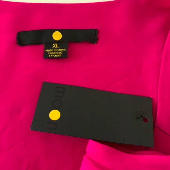 NWT Moon Apparel T-Back dress, raspberry - Picture 7 of 12